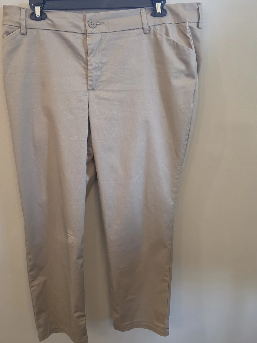 Lee Womens Light Beige Chino Pants